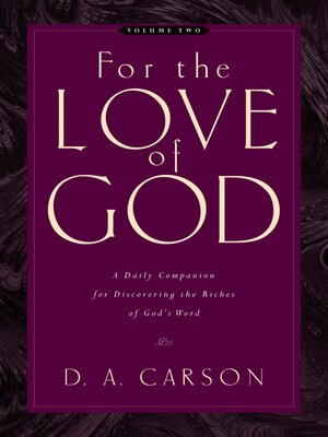 cover image of For the Love of God (Volume 2)